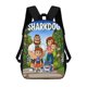 thumbnail image 1 of Sharkdog-theme Backpack, Campus style schoolbag Bookbag with Adjustable Shoulder Straps And Large Zip Compartment, Unisex Travel Bags., 1 of 6