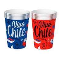 Big Party - Pack X 4 Vasos Diseños 250 Cc 6 Und –