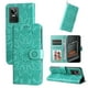 thumbnail image 4 of Funda tipo cartera FOXDOCK para Realme GT Neo 3 , diseño girasol en relieve, cuero PU, cierre magnético, soporte y tarjetero, 4 of 5