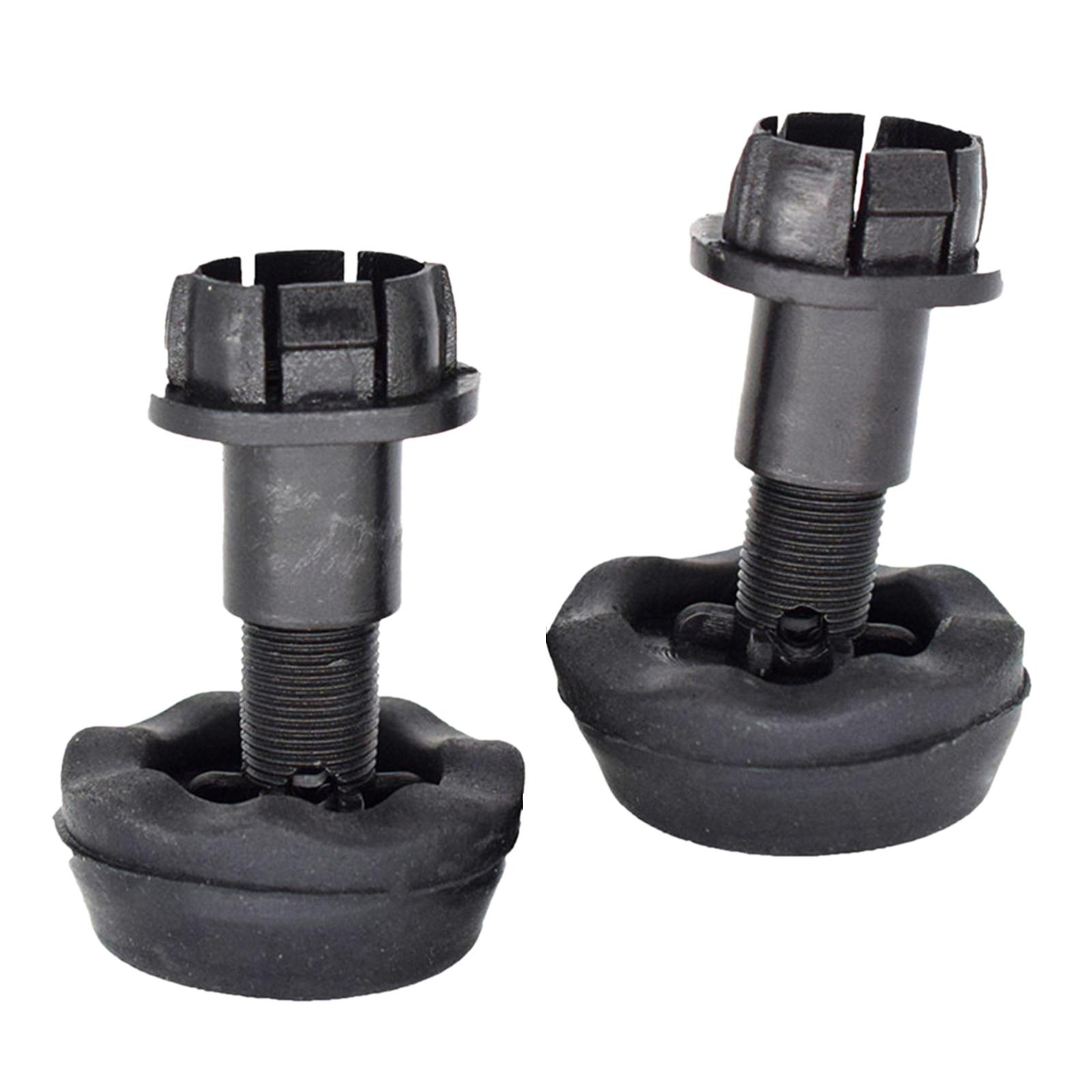 Magideal - 2X Cojín De Parada De Amortiguador De Cubierta De Motor Duradero Reemplaza Piezas Almohadilla De Amortiguación Montaje De Fácil Instalación Automotriz