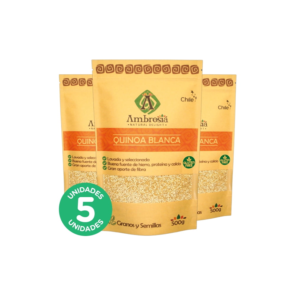 Ambrosia Spa - Pack 5, Quinoa Blanca 500gr
