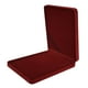 thumbnail image 1 of Collar De Terciopelo Caja De Regalo Estuche De Exhibición De Almacenamiento De Joyería De Viaje Vino Tinto, 1 of 2