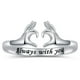 thumbnail image 1 of Anillo corazón ajustable plata 925, 1 of 3