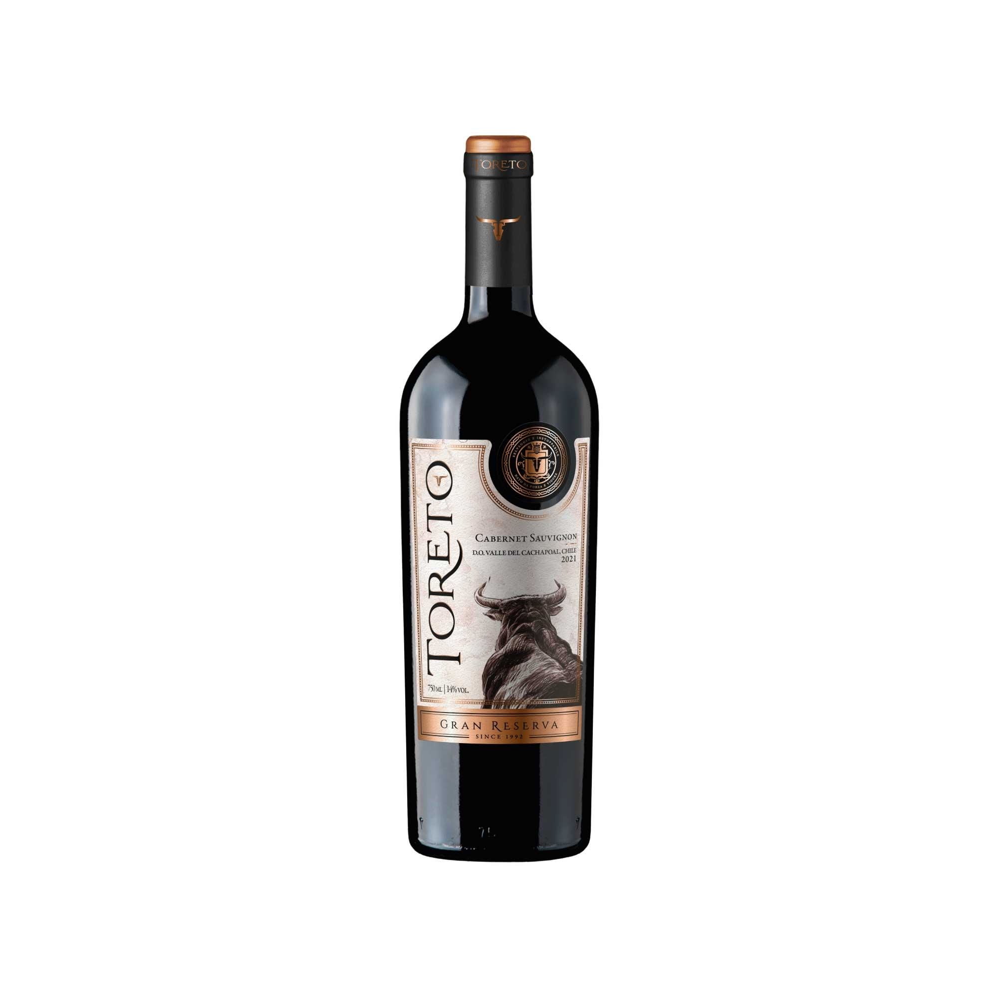 Toreto - Vino Tinto Cabernet Sauvignon Gran Reserva 14° Botella