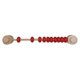 thumbnail image 2 of Abacus Busy Board Counting Sensory Toy Madera Para Preescolar Rojo, 2 of 5