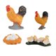 thumbnail image 4 of Pollo De Plástico Ciclo De Vida 4 Etapas De Aprendizaje Educativo Gallo De Juguete, 4 of 5