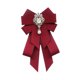 thumbnail image 3 of Broche De Lazo De Cinta, Lazo, Pajarita, Elegante Alfiler De Corbata Para Traje, Camisas, Blusas, Rojo, 3 of 5