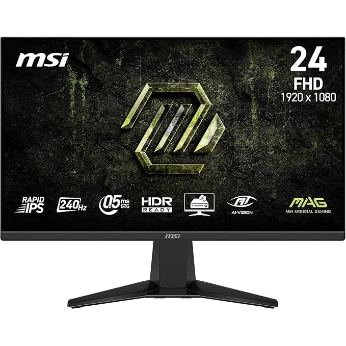 Monitor Gamer Msi Mag 245f X24 24" Plano, 240hz, 0.5ms Fhd Rapid Ips