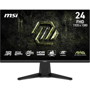 Monitor Gamer Msi Mag 245F X24 24"" Plano, 240Hz, 0.5Ms Fhd Rapid Ips