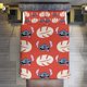 thumbnail image 1 of Stitch Leaf 3 Pieces Duvet Cover Set Full Size Super Soft Fade Resistant Microfiber, 1 of 4