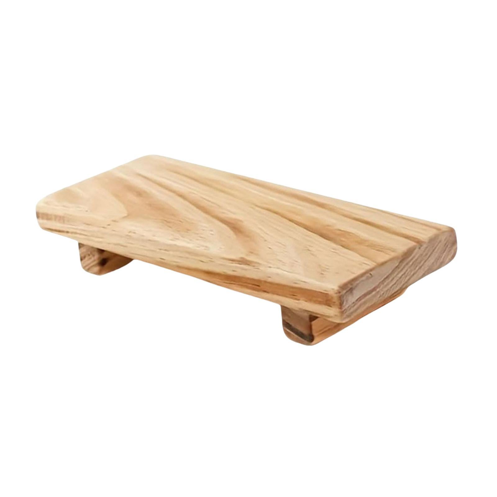 Bothyi - Bandeja De Madera Para Exhibición, Soporte Para Macetas, Jabonera, Mesa, Cocina, Hogar, Color Marrón