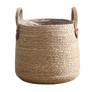 Ioensy - Cesta Tejida Para Plantas, Bolsa Para La Colada, Decoración, Macetas Para Jardín, Garaje, S