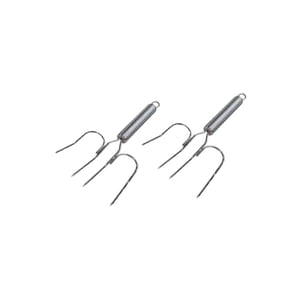 Roasting Lifters Ninja De Acero Inoxidable, 2 Piezas