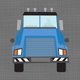 thumbnail image 1 of Cuadro de lienzo Oopsy Daisy Ways to Wheel Mac Truck 25 x 25 cm, 1 of 1