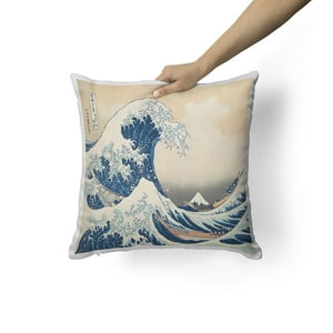 Creango - Cojin Decorativo Ola De Kanagawa