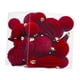 thumbnail image 4 of 28 Bolas Navideñas Flocadas Para Decoración Del Hogar, Decoración Navideña Para Fiesta Festiva De Año Nuevo, Color Rojo, 4 of 5