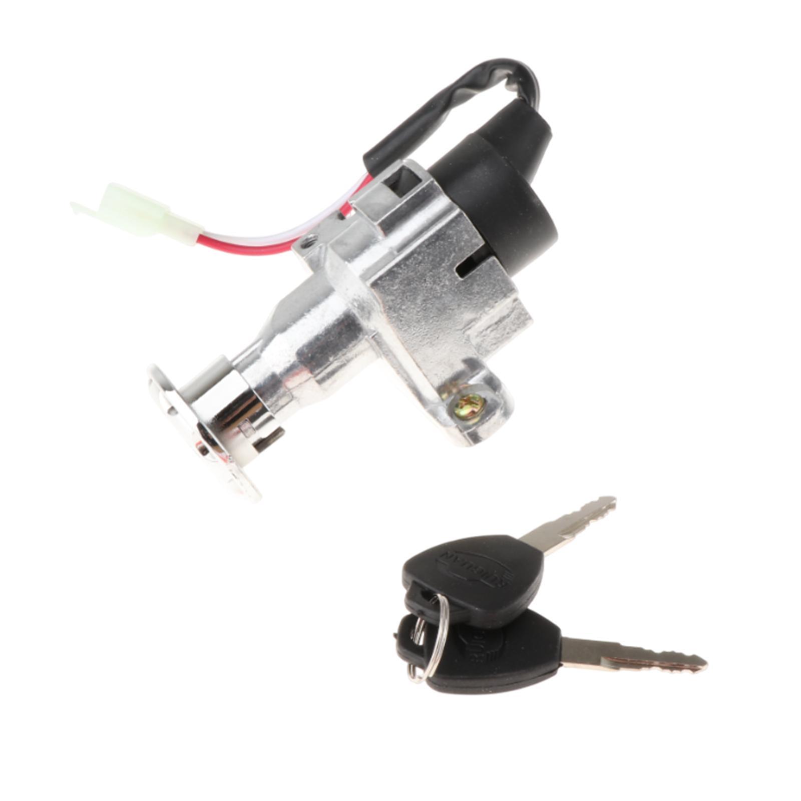 Magideal - Bloqueo De Encendido Para Bicicleta Eléctrica Juego De Bloqueo De Encendido Y Apagado Accesorios Para Bicicletas Eléctricas Para Vehículos Eléctricos De 16 A 25 Mm