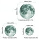 thumbnail image 2 of 3.15/4.72/7.87inch Luminous Moon 3D Wall Sticker For Kids Room Living Room Decor Bedroom Decoration Home Decals Glow In Dark Wallpaper, 2 of 2