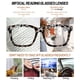thumbnail image 3 of Gafas de Lectura AEZUNI para Mujer 2.5, estampado de leopardo y filtro de luz azul, 3 of 7