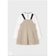 thumbnail image 4 of Vestido pichi con polera cuello cisne. beige 3 años, 4 of 5