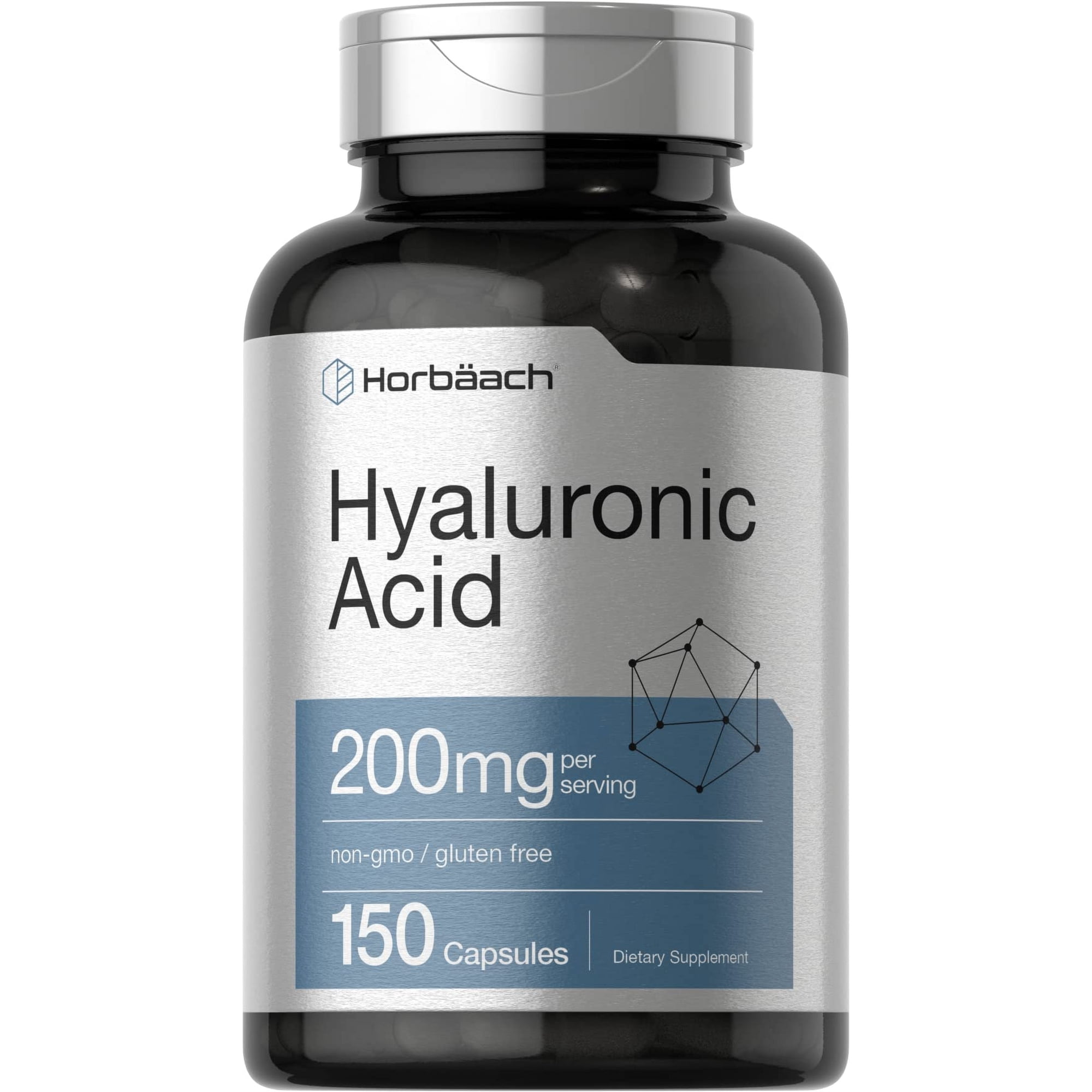 Suplemento Horbäach Ácido Hialurónico 200 mg 150 Cápsulas | Lider