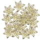 thumbnail image 4 of 100 Uds. De Abalorios De Flores De Filigrana De Metal, Fabricación De Joyas, Accesorios Para El Cabello DIY, Aureate, 4 of 5