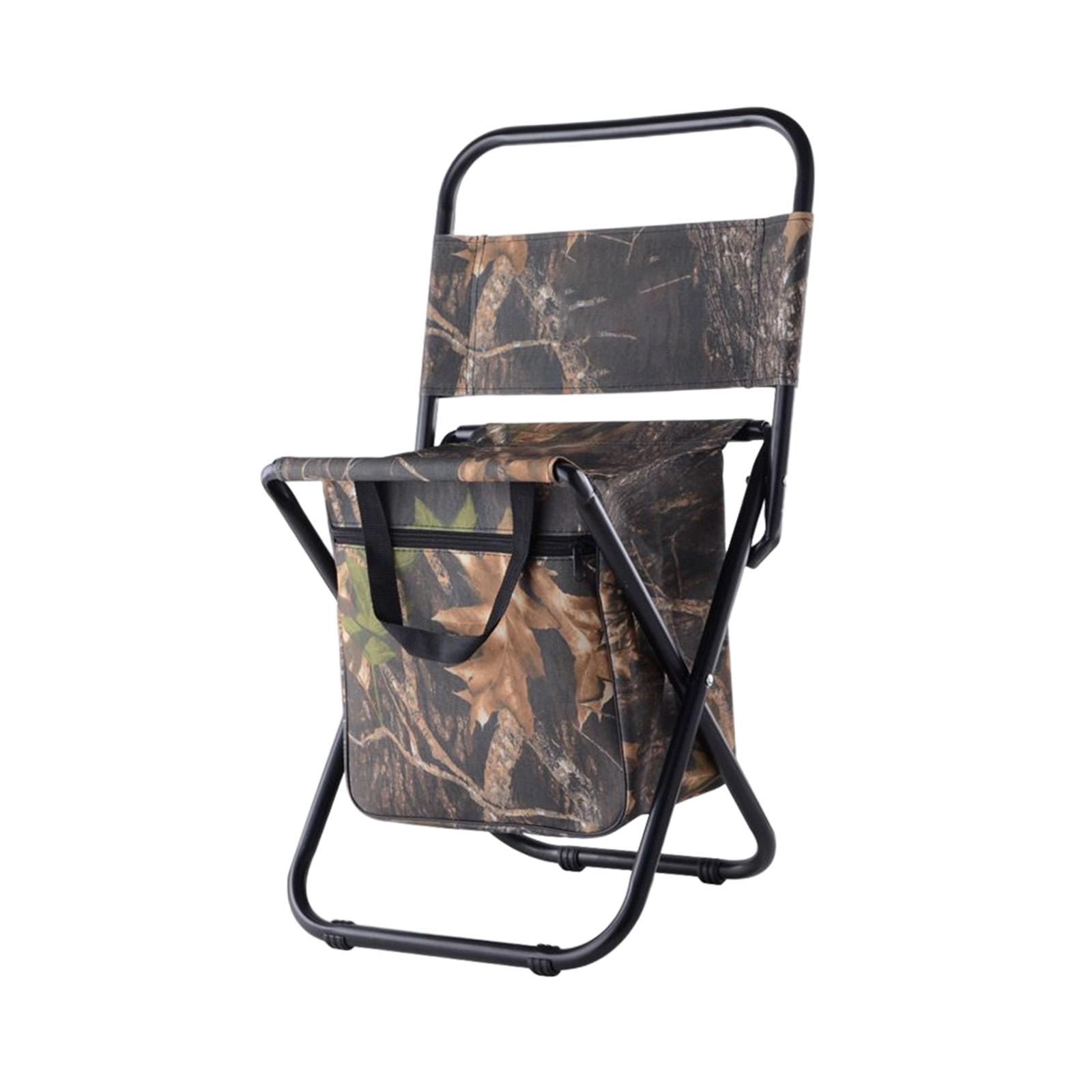 Magideal - Silla Plegable Para Exteriores, Taburete De Pesca Portátil, Marco De Acero Resistente, Tela Impermeable Ampliamente Utilizada, Medición Conveniente De