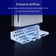 thumbnail image 4 of Kit de montaje en pared Mcbazel para PS5 Slim con cargador dual e iluminación RGB, 4 of 8