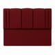 thumbnail image 1 of Respaldo De Cama 1 Plazas Milano Burdeo, 1 of 2