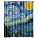 thumbnail image 1 of Cortina de ducha de Doctor Who Starry Night, juego de cortinas de baño con ganchos, tamaño 66 x 72 pulgadas, 1 of 3
