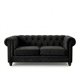thumbnail image 2 of Sofa Florencia 2C Tela Velvet Chocolate, 2 of 6
