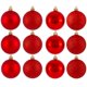 thumbnail image 1 of 16 Esferas Bambalinas Adorno Navideño Rojo 6cm Decoracion, 1 of 3