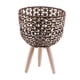 thumbnail image 3 of Soporte De Planta De Cesta Tejida Con Patas, Maceta Para Salón De Apartamento, 3 of 5