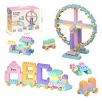 Builden Blocks - Bloques De Construccion Didactico Rosado 268 Piezas