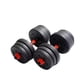 thumbnail image 2 of Set Mancuernas + Barra 15kg Fitness Pesas Ajustables negro, 2 of 3