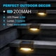 thumbnail image 2 of Kit4 Luces Solares Patio Jardín Para Escaleras Y Muros/f230n, 2 of 3