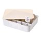 thumbnail image 5 of Caja De Almacenamiento De Ropa Interior, Organizador De Cajones De PP, Armario Apilable, Organizador De Gabinete, Tapa Beige, 15 Rejillas, 5 of 5