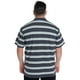thumbnail image 3 of Polera Hombre Piqué Listada Cuello Camisero Bolsillo Pecho, 3 of 7