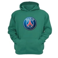 Genérico - Polerón Canguro Paris Saint Germain Verde Aguamarina Talla L Unisex