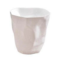 Magideal - Cubo De Basura Redondo, Cubo De Basura, Papelera, Papelera, Papelera, Papelera Para Inodoro, Dormitorio, Sala De Estar, Dormitorio, Oficina Blanco