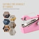 thumbnail image 3 of Máquina de coser portátil de mano Aorsewynn CS101 rosa, 3 of 8