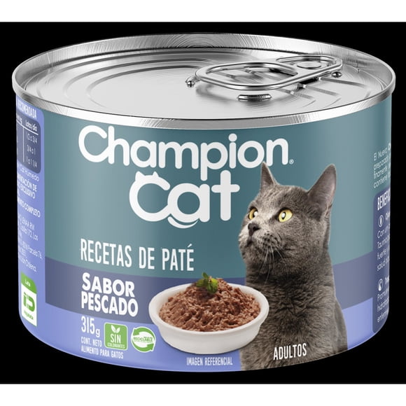 Paté gato champion cat pescado 315 gr, 315 g