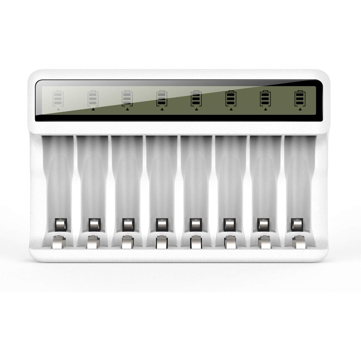 Cargador Powerowl 8 Pilas Aa Aaa Lcd Usb Inteligente