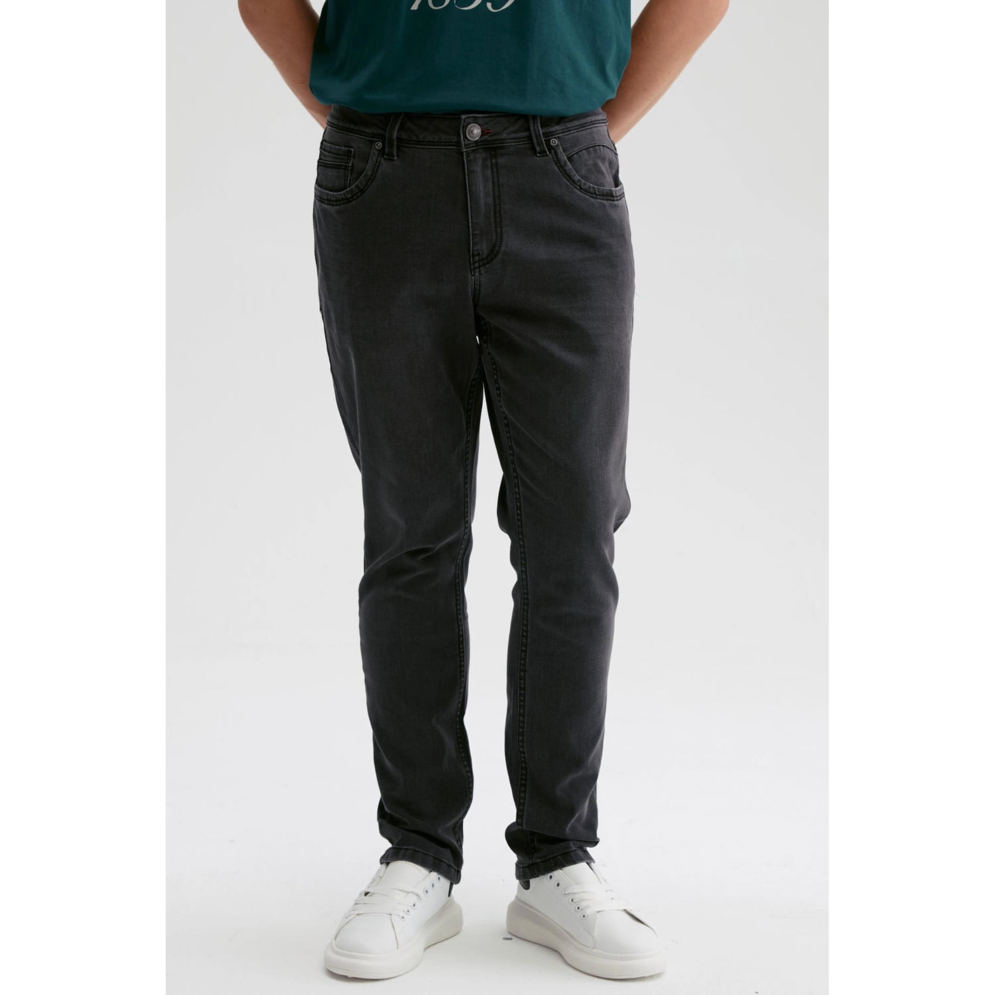 Fashionspark - Jeans Hombre Slim 701 Gris Oscuro