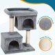 thumbnail image 5 of Cat Tree PAWBEE de 33 pulgadas de alto para gatos de interior con 2 condominios, 5 of 7