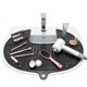 thumbnail image 1 of Funda de lavabo plegable Sink Topper de silicona negra, 1 of 9