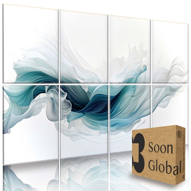Paneles acústicos de pared Soon Global, paquete de 8 unidades, 48 x 32 cm, insonorizados