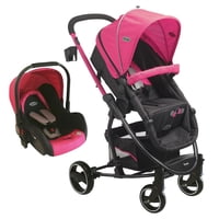 Bebesit - Coche Cuna Travel System Alfa Nuevo Rosado