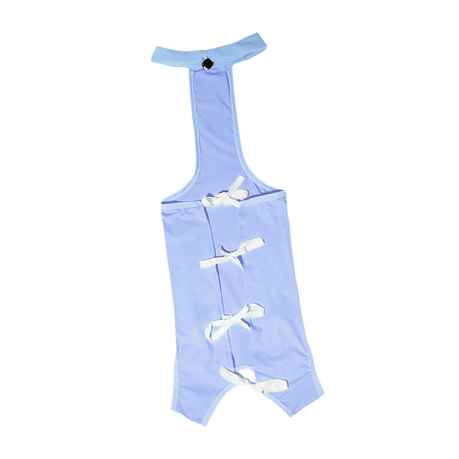 Camisa De Recuperación Para Perros Y Gatos, Ajustable, Para Perros Pequeños, Medianos Y Grandes, Color Azul, Talla XL
