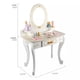 thumbnail image 5 of Tocador de madera para niñas Little Queen rosa, 5 of 8